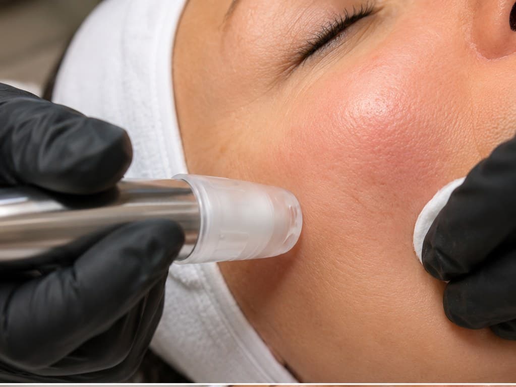 Microneedling treatment at Infini Beauty Studio