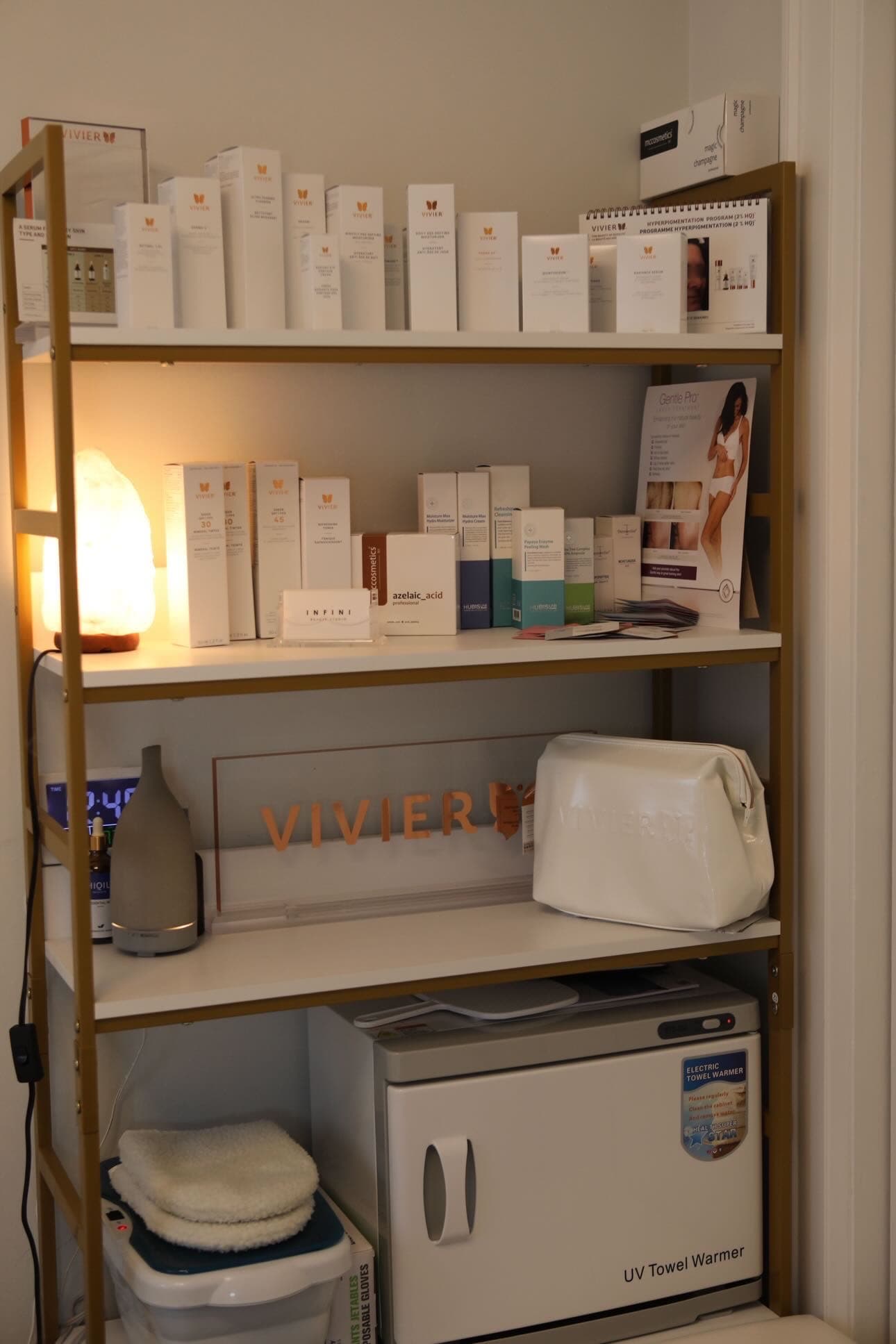 Professional skincare products at Infini Beauty Studio